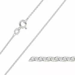 BNH Anker runda halsband i silver 40 cm x 1,1 mm