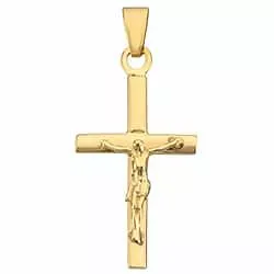 Jesus guld BNH kors i 14 karat guld - Amoré
