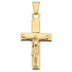 Brett Jesus guld BNH kors i 8 karat guld - Amoré