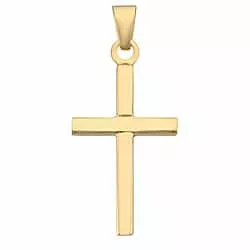 13 x 21 mm BNH kors i 8 karat guld - Amoré