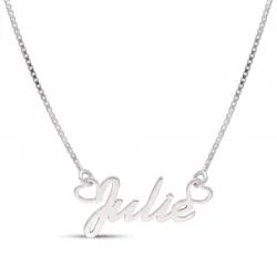 Namnhalsband med hänge i silver - My Letter