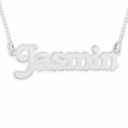 namnhalsband i silver - My Letter