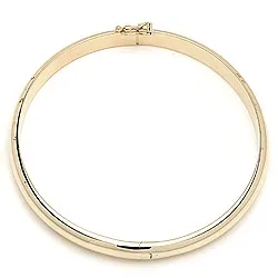 5 mm massiv BNH armring i 14 karat guld