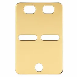ID bricka i 14 karat guld