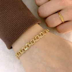 BNH bismark armband i 8 karat guld 21,0 cm x 6,1 mm