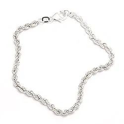 Bnh cordel armband i silver 21 cm x 3,2 mm