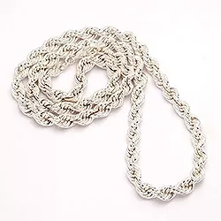 BNH cordel halsband i silver 60 cm x 4,5 mm