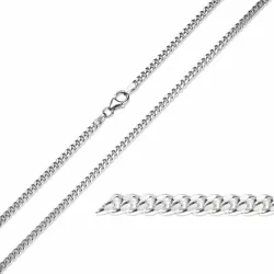 BNH panzerhalskedja i silver 70 cm x 2,7 mm