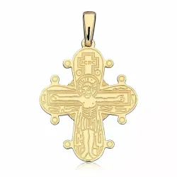 21 x 25 mm guld dagmarkors i 14 karat guld - Amoré