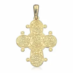 21 x 25 mm guld dagmarkors i 14 karat guld - Amoré