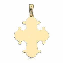 21 x 25 mm guld dagmarkors i 14 karat guld - Amoré