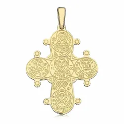 25 x 30 mm dagmarkors i 8 karat guld - Amoré