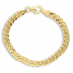 BNH panzerarmband i 14 karat guld 18,5 cm x 5,3 mm
