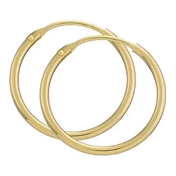 20 mm BNH creol i 14 karat guld