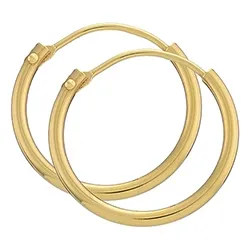 15 mm BNH creol i 8 karat guld