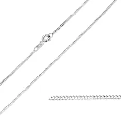 BNH panzerhalskedja i silver 36 cm x 1,3 mm