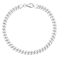 BNH panzerarmband i silver 18,5 cm x 5,4 mm