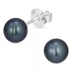 6-6,5 mm runda pärlörhängestift i silver