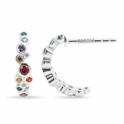 multifärgade halvcreol i silver - Bubbly Twist