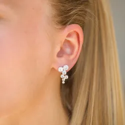 zirkon örhängen i silver - Bubbly Sparkle