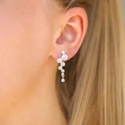 zirkon örhängen i silver - Bubbly Sparkle