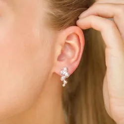 kula örhängen i silver - Bubbly Pure