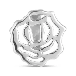 Födelseblomma juni rose hängen i silver