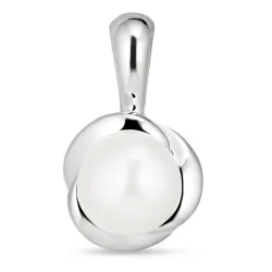 pärla hängen i silver