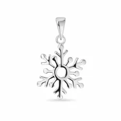 snöflinga hängen i silver