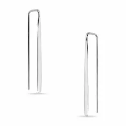 långa örhängen i silver