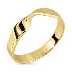 ring i förgyllt silver