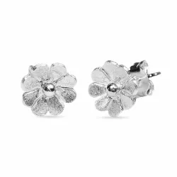 blommor örhängestift i silver