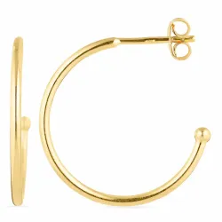 20 mm halvcreol i förgyllt silver - Mix & Match