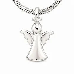 ängel halsband i silver med hängen i silver