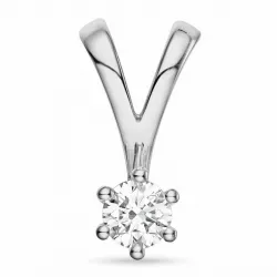 kampajn -  diamant hängen i 14  carat vitguld 0,30 ct