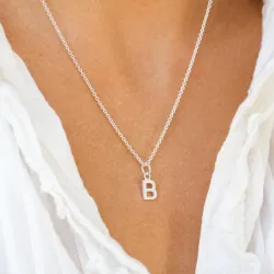 bokstav b hängen i silver - My Letter