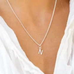 bokstav n hängen i silver - My Letter