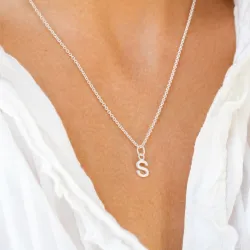 bokstav s hängen i silver - My Letter