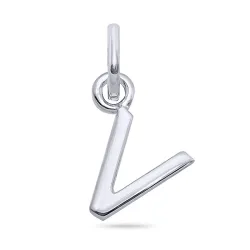 bokstav v hängen i silver - My Letter