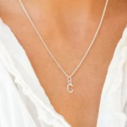 bokstav c hängen i silver - My Letter