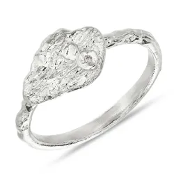 zirkon ring i silver
