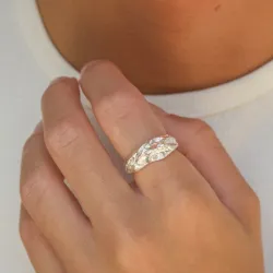 ring i silver - Lumé Etched