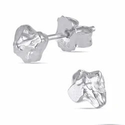 örhängestift i silver - Lumé Etched