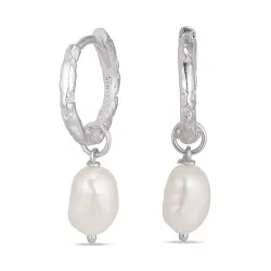 pärla creol i silver - Lumé Etched