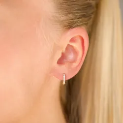 zirkon creol i förgyllt silver - Lumé Illume