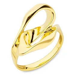 ring i förgyllt silver - Lumé Essence