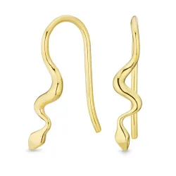 örhängen i förgyllt silver - Lumé Essence