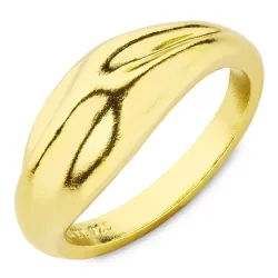 ring i förgyllt silver - Lumé Essence