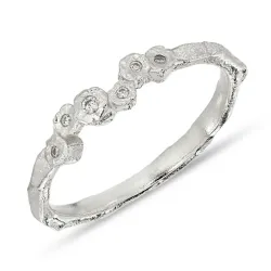 zirkon ring i silver - Bubbly Sparkle