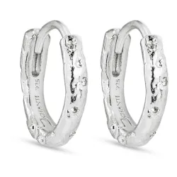 14,5 x 12 mm ovala zirkon creol i silver